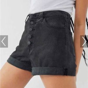 BDG rolled cuff mom jean shorts